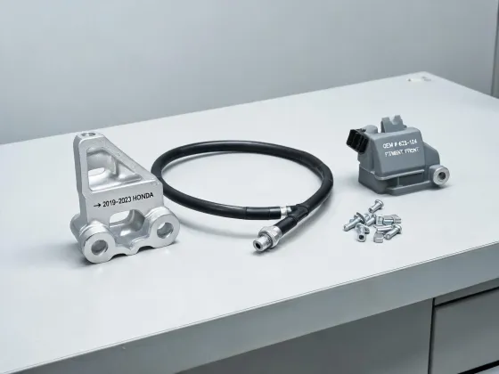 Filtration applications desk with catalogs and parts